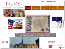 Tablet Screenshot of keltontoursunlimited.com